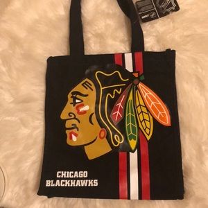 NWT CHICAGO BLCKHAWKS NHL TOTE BAG